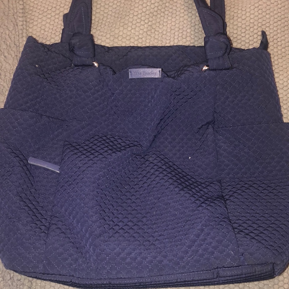 Vera Bradley Tote with Pockets (Navy)